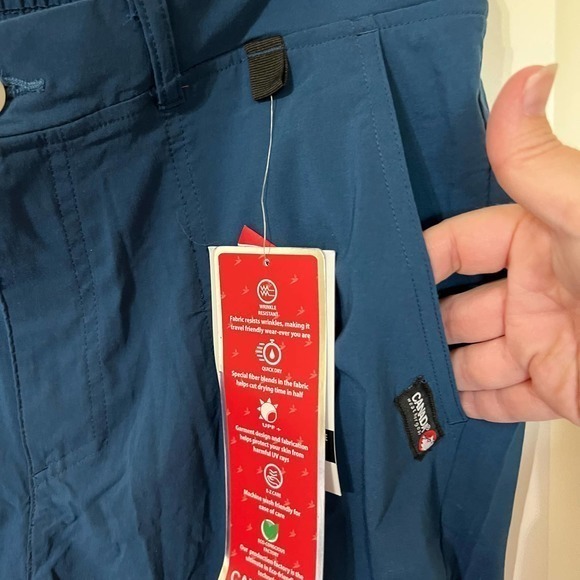 Canada Weathergear Shorts Hybrid Quick Dry Athletic Blue Medium - Picture 5 of 11